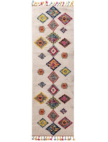 Tapis berbère tissé motif ethnic lyn5 ourika k