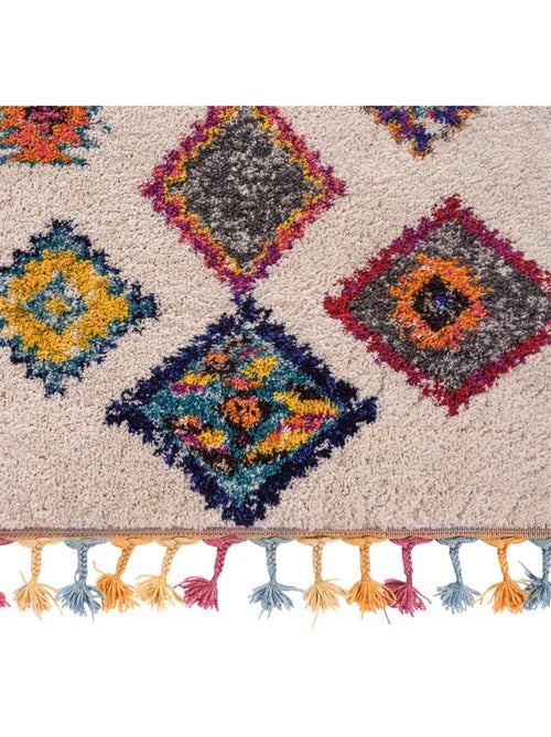 Tapis berbère tissé motif ethnic lyn5 ourika k - Kiabi Tapis berbère tissé motif ethnic lyn5 ourika k - Kiabi