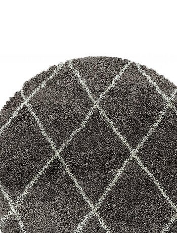 Tapis berbère tissé motif losange SHAGGY A