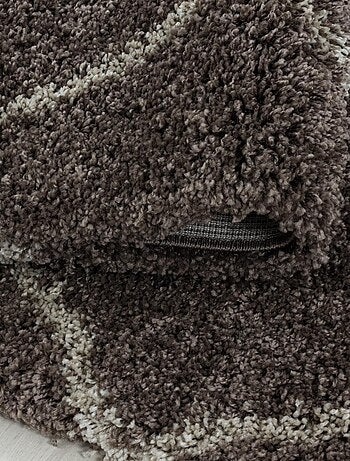 Tapis berbère tissé motif losange SHAGGY A