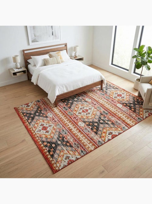 Tapis berbère tissé motif saharien CLARK 5 - Kiabi