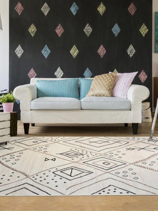 Tapis berbère tissé motif saharien LYN1