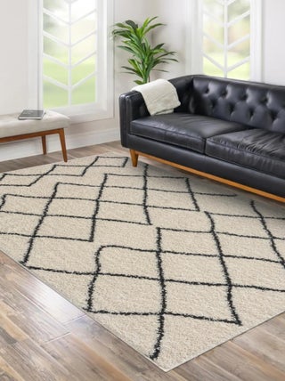 Tapis berbère tissé motifs ethno-chic LYN4 BENYLE 1