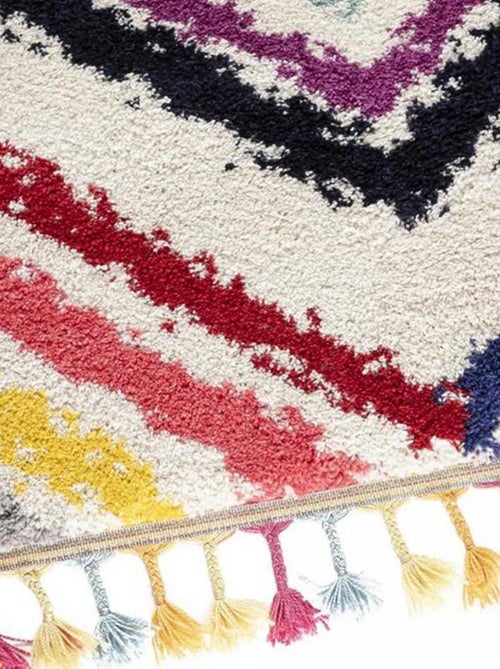 Tapis berbère tissé motifs ethno-chic LYN5 DOROTEA - Kiabi