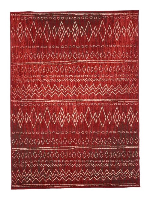 Tapis berbère tissé motifs tribaux LYN1 BERBI - Kiabi