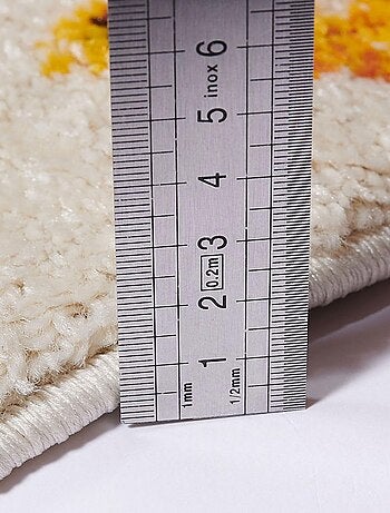 Tapis berbère tissé motifs tribaux LYN5 OURIKA A