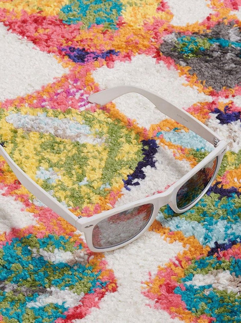 Tapis berbère tissé motifs tribaux LYN5 OURIKA A Multicolore - Kiabi