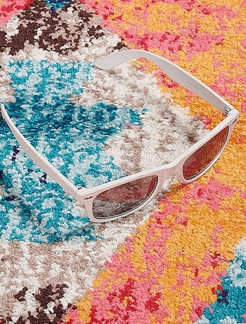 Tapis berbère tissé motifs tribaux LYN5 OURIKA B