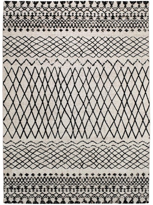 Tapis berbère tissé motifs tribaux LYN8 MABAL - Kiabi