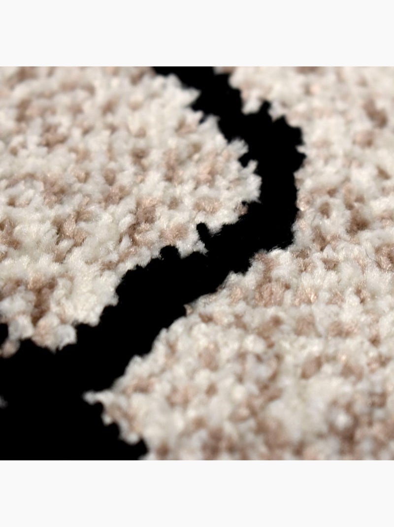 Tapis berbère tissé motifs tribaux LYN8 MABAL Beige - Kiabi