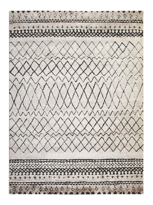 Tapis berbère tissé motifs tribaux LYN8  MABAL - Kiabi
