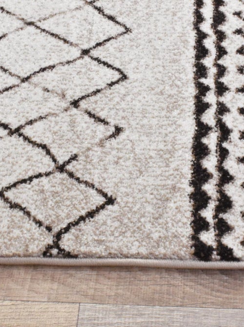 Tapis berbère tissé motifs tribaux LYN8  MABAL - Kiabi