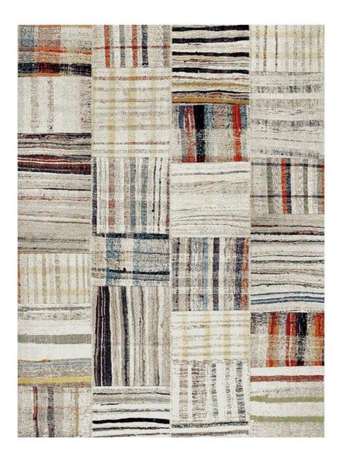 Tapis berbère tissé motifs tribaux LYN8 MARO - Kiabi