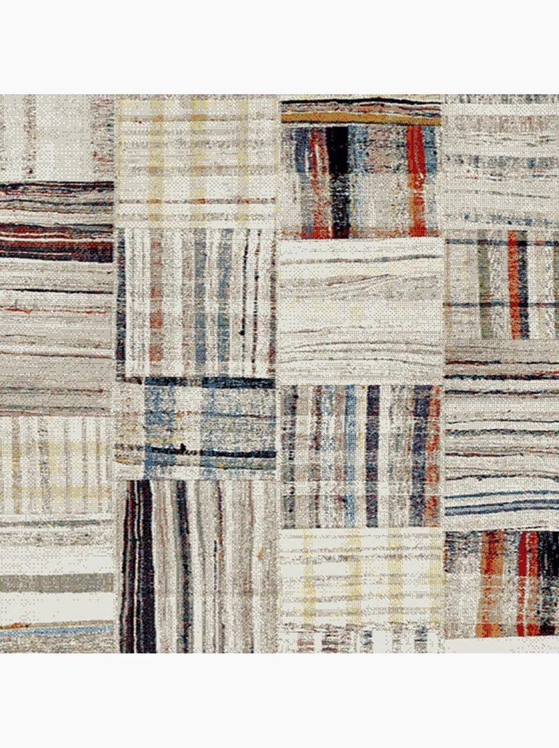Tapis berbère tissé motifs tribaux LYN8 MARO Beige - Kiabi