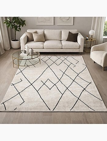 Tapis berbère tissé motifs tribaux NALADON
