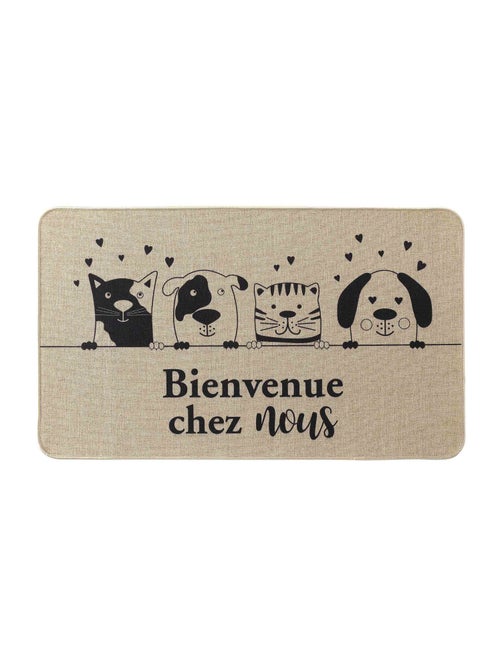 Tapis Bienvenue chez nous - Kiabi