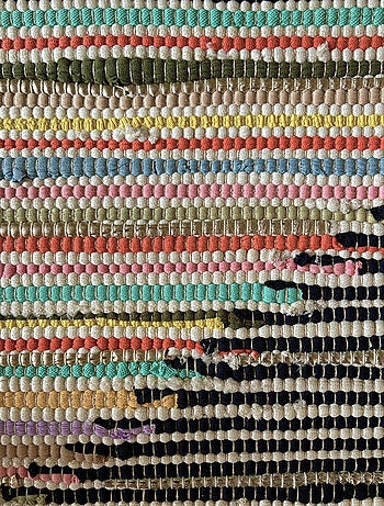 Tapis bohème en coton