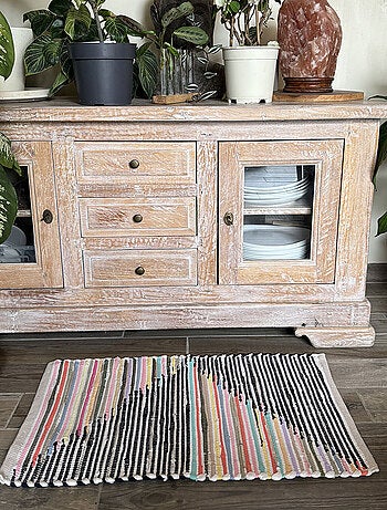 Tapis bohème en coton