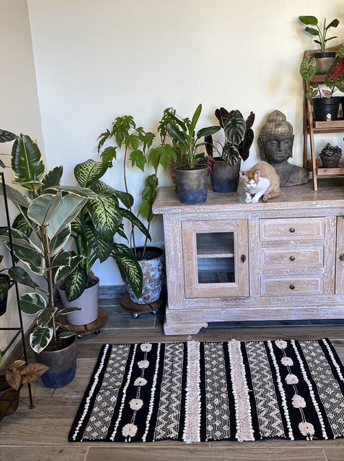 Tapis bohème ethnique - Kiabi