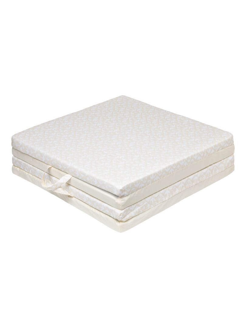 Tapis câlin 3 en 1 - 24kg/m3 - Oiseaux Beige - Kiabi