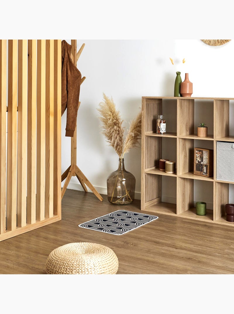 Tapis caoutchouc antidérapant MODERN Bleu - Kiabi