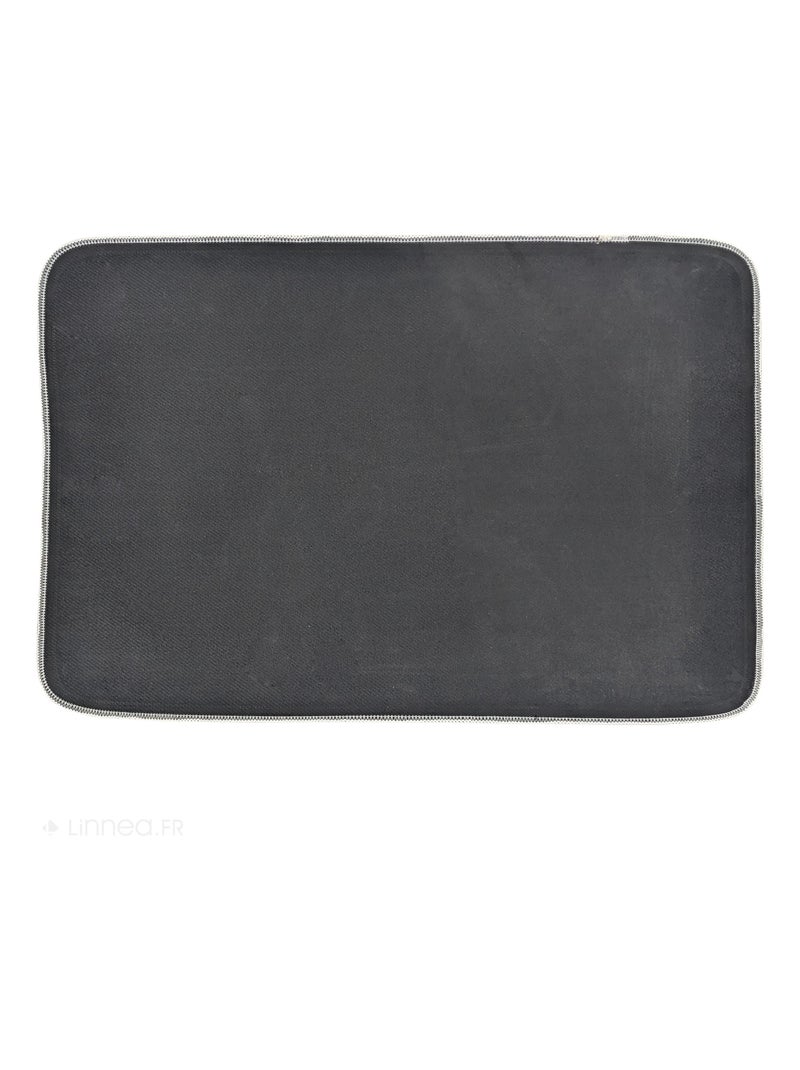 Tapis caoutchouc antidérapant MODERN Bleu gris - Kiabi
