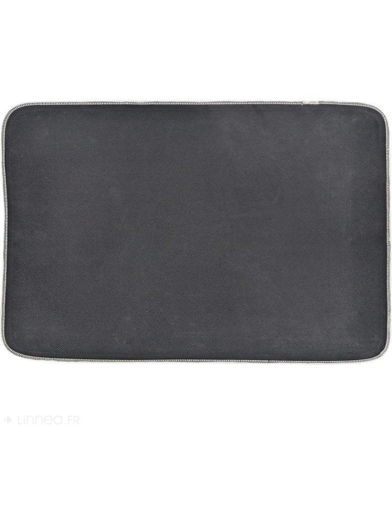 Tapis caoutchouc antidérapant MODERN Vert d'eau - Kiabi