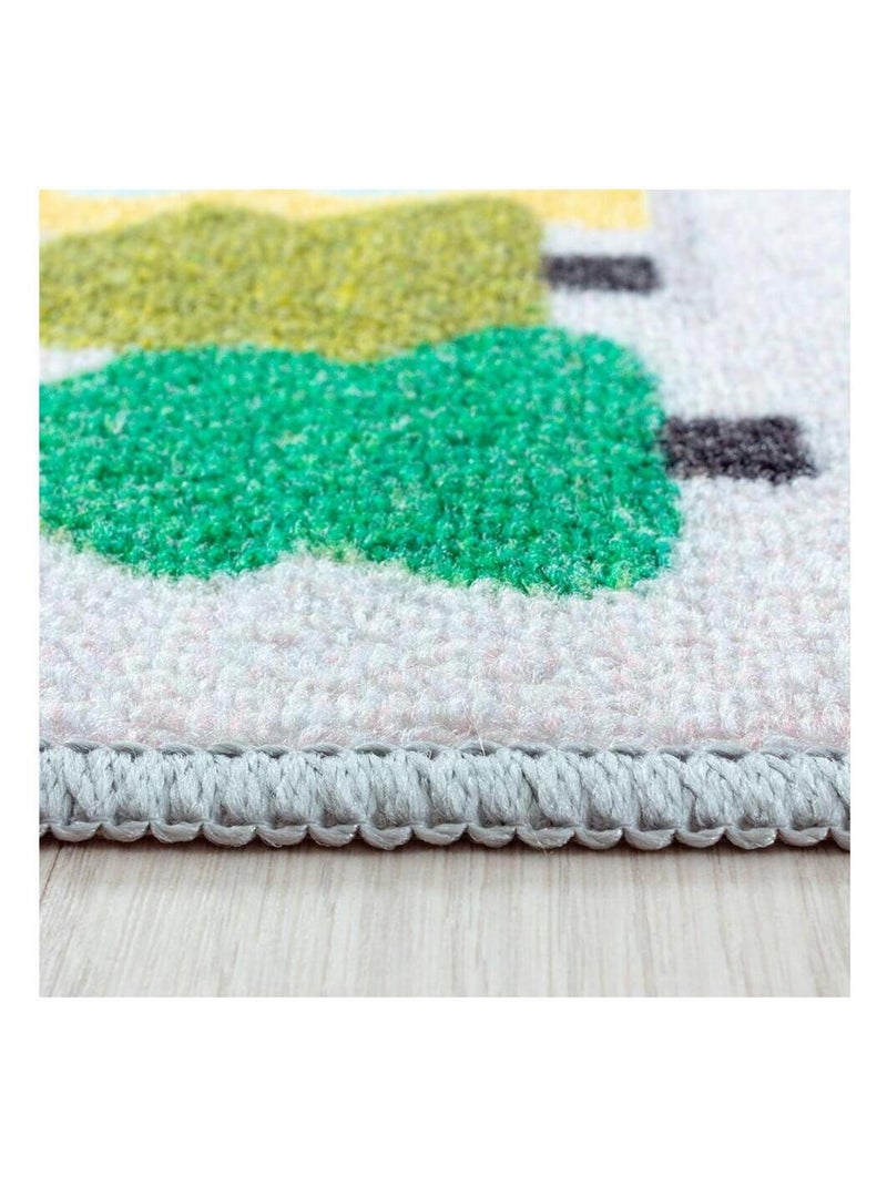 Tapis chambre bébé et enfant Road Gris - Kiabi