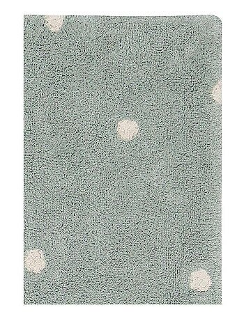Tapis chambre d'enfant lavable en machine coton Mini Dot