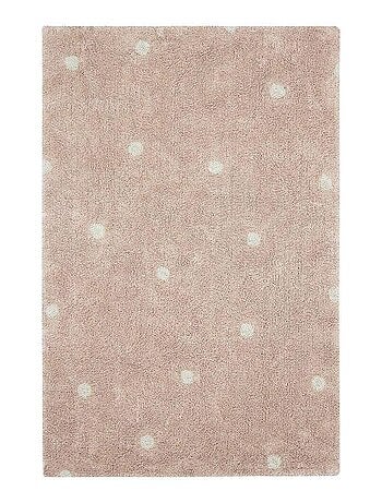 Tapis chambre d'enfant lavable en machine coton Mini Dot