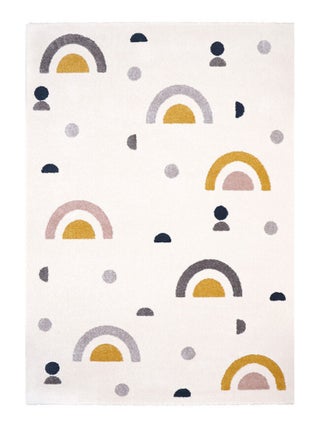 Tapis chambre enfant arc en ciel Mery