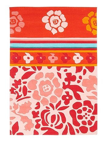 Tapis Chambre fait main en acrylique motif géométrique JOYLA