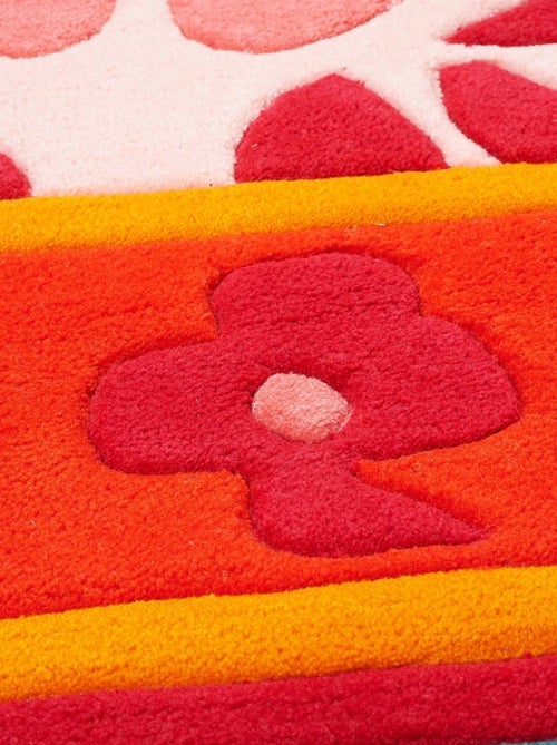 Tapis Chambre fait main en acrylique motif géométrique JOYLA - Kiabi