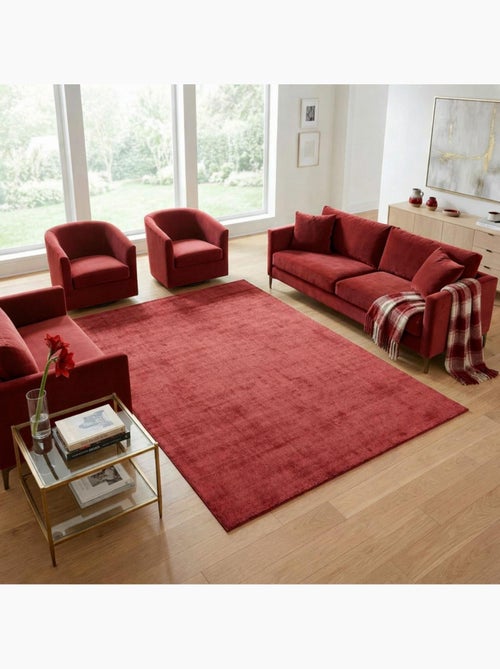 Tapis chambre fait main motif uni NEO UNI - Kiabi