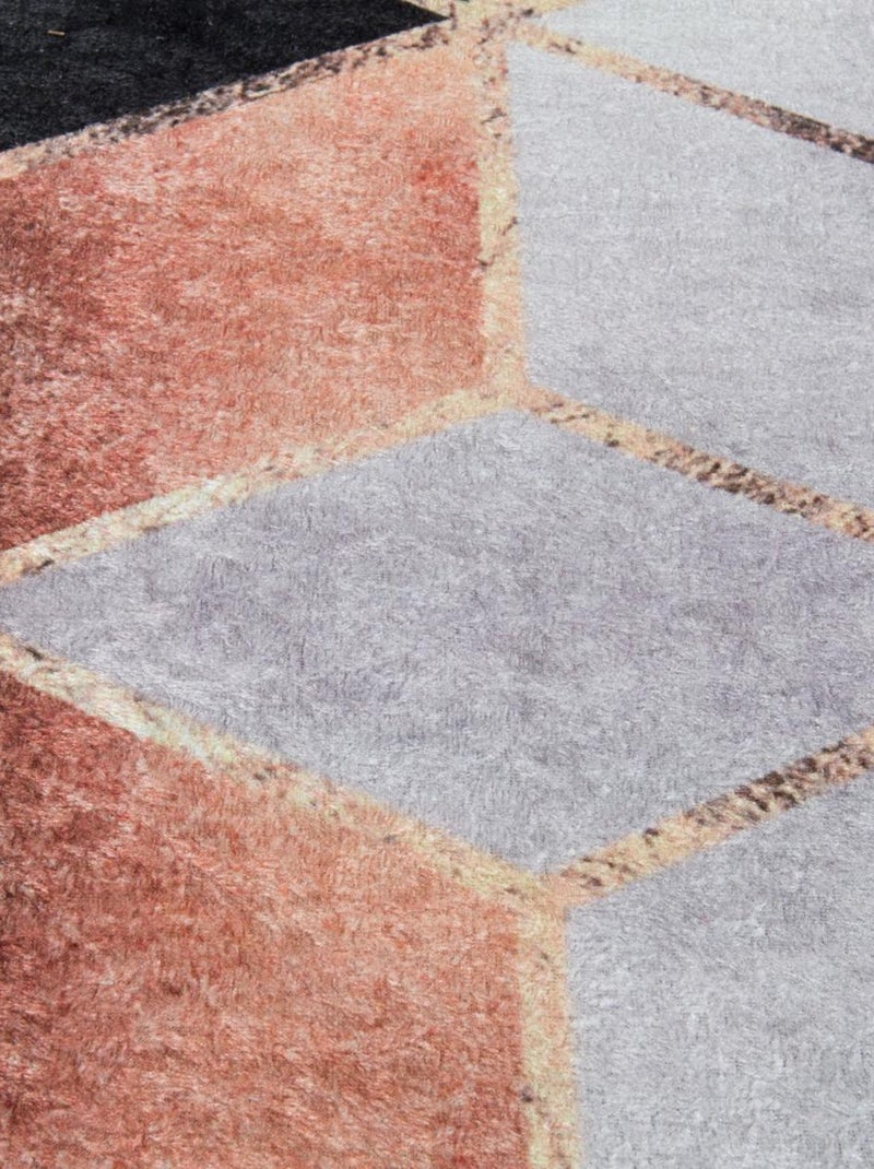 Tapis chambre LYN11 GRAFIK facile d'entretien Blanc - Kiabi