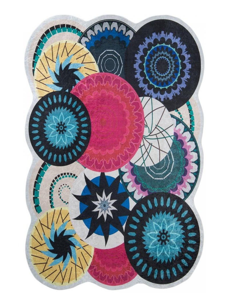 Tapis chambre LYN11 PSYKAI facile d'entretien Multicolore - Kiabi