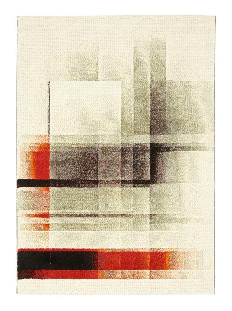 Tapis chambre tissé IRAMINO Gris - Kiabi