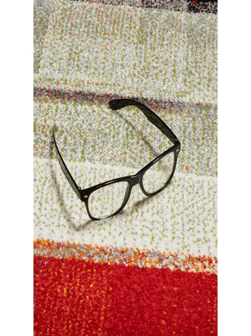 Tapis chambre tissé IRAMINO Gris - Kiabi