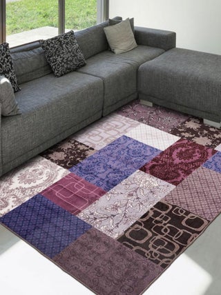 Tapis chambre tissé ISPARTA PATCHWORK
