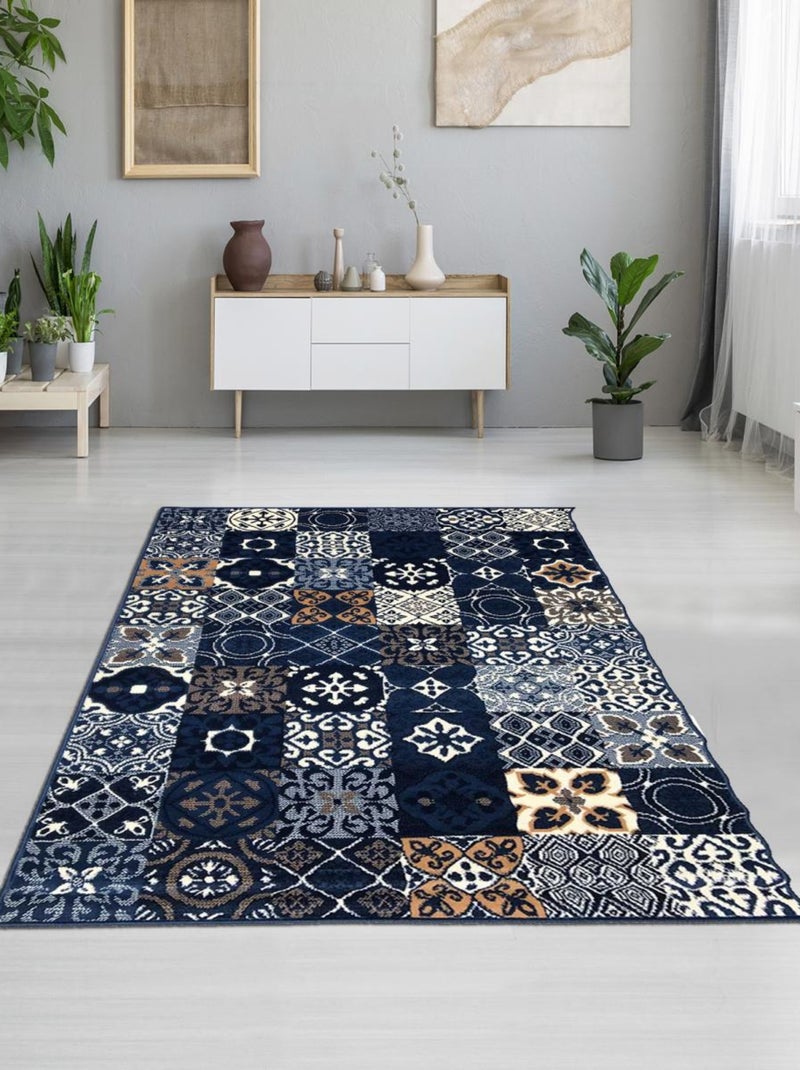 Tapis chambre tissé LYN1 FAIAN Multicolore - Kiabi