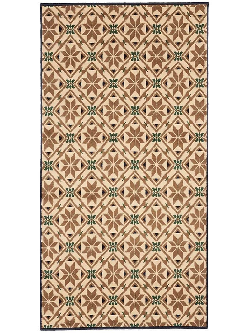 Tapis chambre tissé LYN49 CARODE Bleu - Kiabi