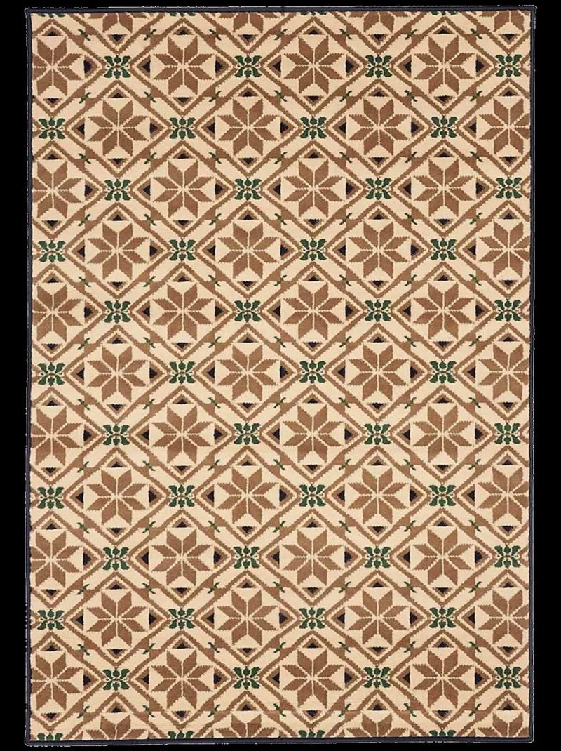 Tapis chambre tissé LYN49 CARODE Bleu - Kiabi