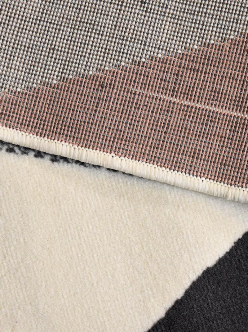 Tapis chambre tissé LYN49 PASTELIANGLE Ecru - Kiabi