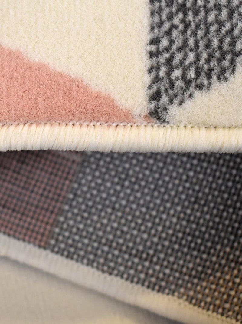 Tapis chambre tissé LYN49 PASTELIANGLE Ecru - Kiabi