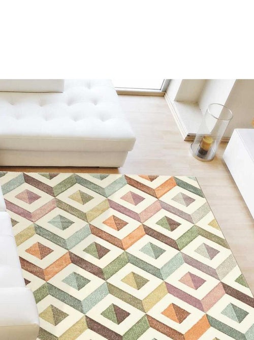 Tapis chambre tissé LYN8 - Kiabi