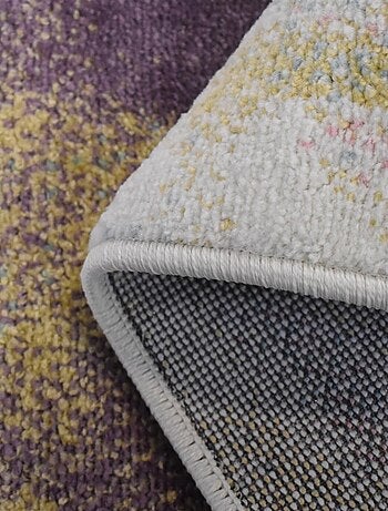 Tapis chambre tissé motif abstrait CLANDA