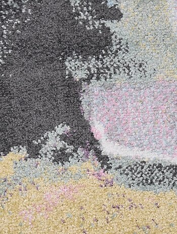 Tapis chambre tissé motif abstrait CLANDA