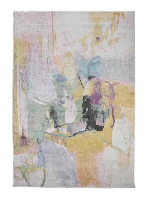 Tapis chambre tissé motif abstrait CLANDA - Kiabi