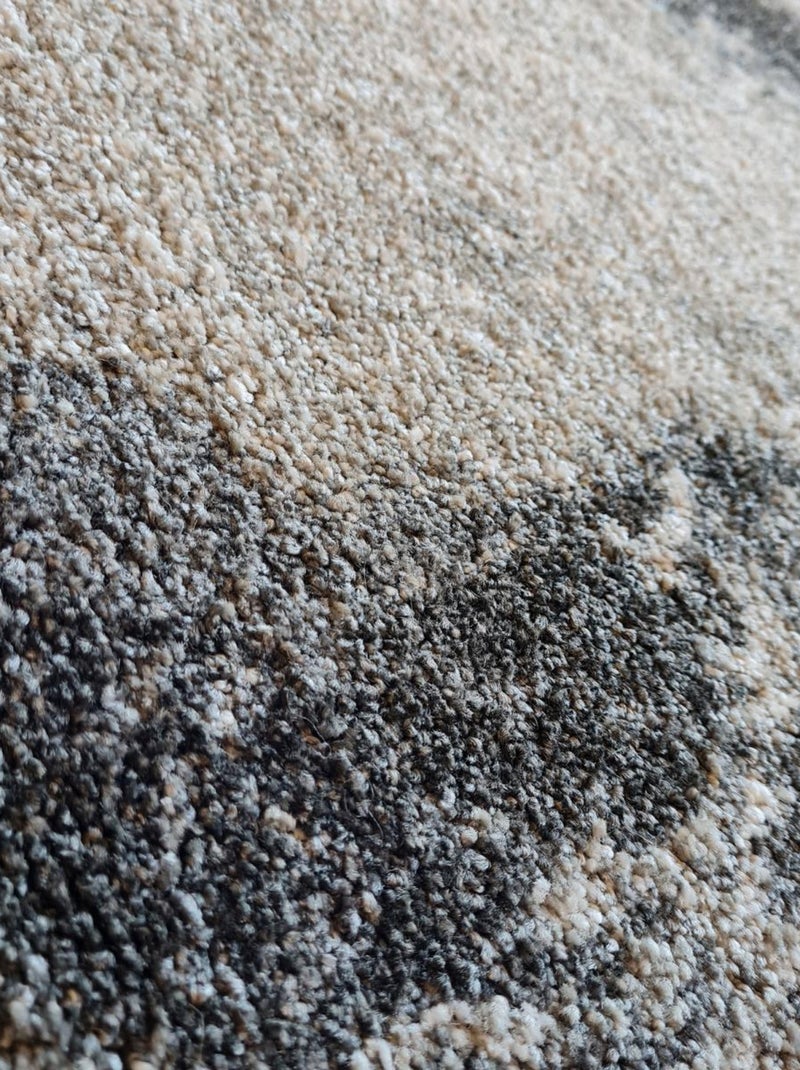 Tapis chambre tissé motif abstrait DELAMER Gris - Kiabi