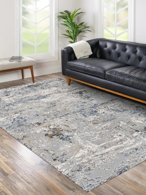 Tapis Chambre tissé motif abstrait ELAA - Kiabi